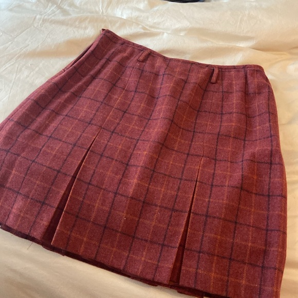 Ellen Tracy nwt wool plaid skirt - Picture 4 of 7
